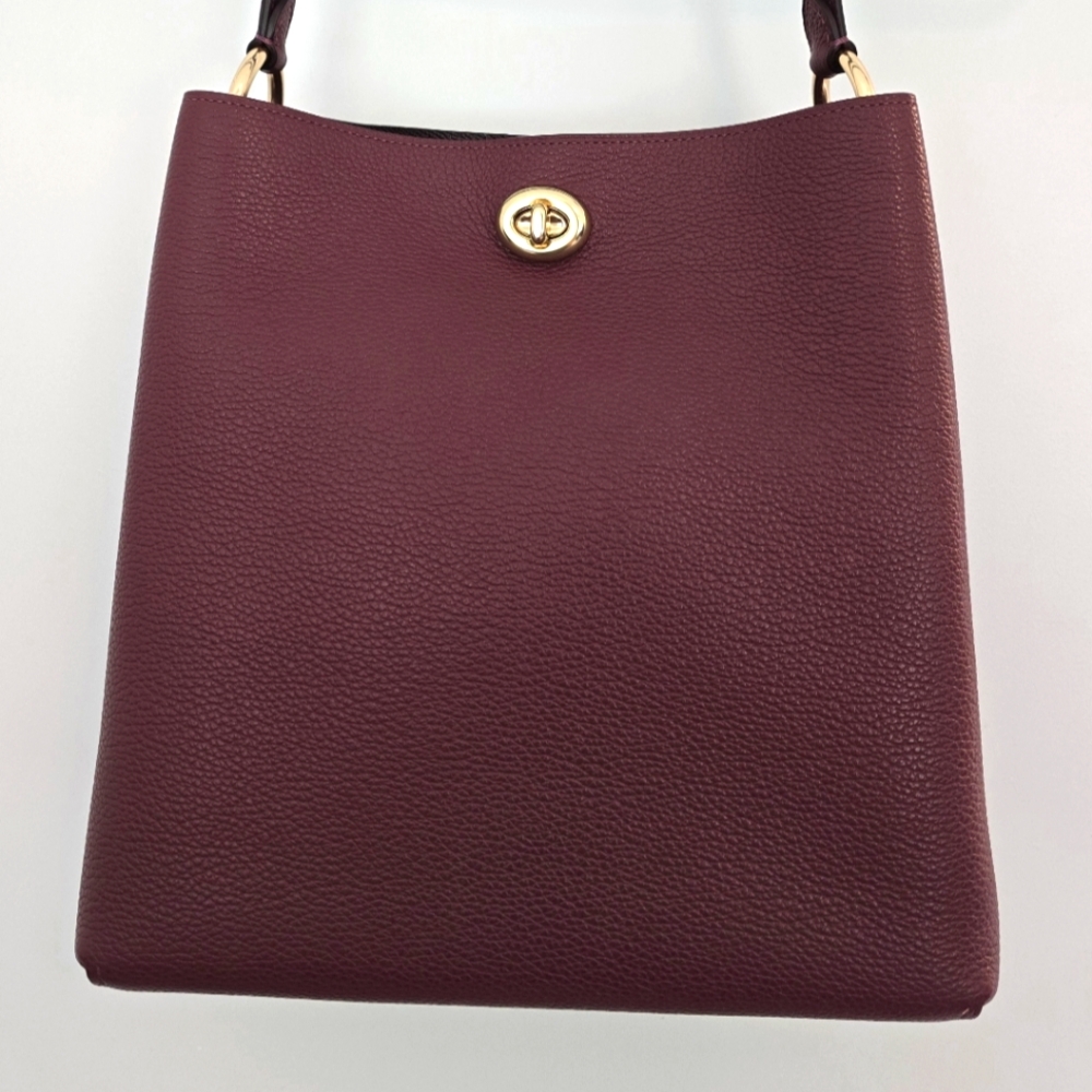 COACH Charlie Bucket Bag-Plum